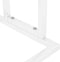 vidaXL - Handdoekenrek - vrijstaand - 48x24x78,5 - cm - ijzer - wit