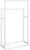 vidaXL - Handdoekenrek - vrijstaand - 48x24x78,5 - cm - ijzer - wit