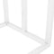vidaXL - Handdoekenrek - vrijstaand - 48x24x79 - cm - ijzer - wit