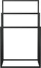 vidaXL - Handdoekenrek - vrijstaand - 48x24x79 - cm - ijzer - zwart