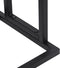 vidaXL - Handdoekenrek - vrijstaand - 48x24x79 - cm - ijzer - zwart
