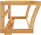 vidaXL - Handdoekenrek - wandgemonteerd - 60x25x20 - cm - bamboe