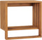 vidaXL - Handdoekenrek - wandmontage - 35x20x35 - cm - massief - teakhout