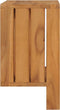 vidaXL - Handdoekenrek - wandmontage - 35x20x35 - cm - massief - teakhout