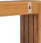 vidaXL - Handdoekenrek - wandmontage - 35x20x35 - cm - massief - teakhout