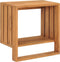 vidaXL - Handdoekenrek - wandmontage - 35x20x35 - cm - massief - teakhout