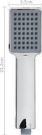 vidaXL - Handdouche - met - slang - van - 1,5 - m - chroomkleurig