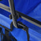 vidaXL - Handkar - inklapbaar - met - luifel - staal - blauw