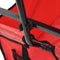 vidaXL - Handkar - inklapbaar - met - luifel - staal - rood