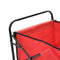 vidaXL - Handkar - inklapbaar - staal - rood