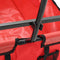 vidaXL - Handkar - inklapbaar - staal - rood