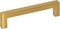 vidaXL - Handvatten - 10 - st - 128 - mm - roestvrij - staal - goudkleurig