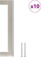 vidaXL - Handvatten - 10 - st - 128 - mm - roestvrij - staal - zilverkleurig