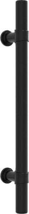 vidaXL - Handvatten - 10 - st - 128 - mm - roestvrij - staal - zwart