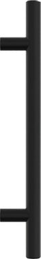 vidaXL - Handvatten - 10 - st - 128 - mm - roestvrij - staal - zwart