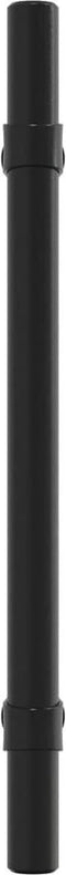 vidaXL - Handvatten - 10 - st - 128 - mm - roestvrij - staal - zwart