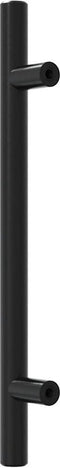 vidaXL - Handvatten - 10 - st - 128 - mm - roestvrij - staal - zwart