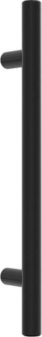 vidaXL - Handvatten - 10 - st - 128 - mm - roestvrij - staal - zwart