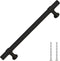 vidaXL - Handvatten - 10 - st - 128 - mm - roestvrij - staal - zwart