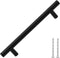 vidaXL - Handvatten - 10 - st - 128 - mm - roestvrij - staal - zwart