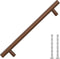 vidaXL - Handvatten - 10 - st - 160 - mm - roestvrij - staal - bronskleurig