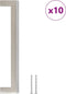 vidaXL - Handvatten - 10 - st - 160 - mm - roestvrij - staal - zilverkleurig