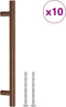 vidaXL - Handvatten - 10 - st - 160 - mm - roestvrij - staal - bronskleurig