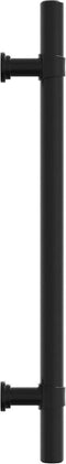 vidaXL - Handvatten - 10 - st - 160 - mm - roestvrij - staal - zwart