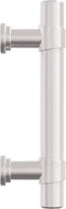vidaXL - Handvatten - 10 - st - 64 - mm - roestvrij - staal - zilverkleurig