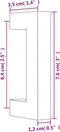 vidaXL - Handvatten - 10 - st - 64 - mm - roestvrij - staal - bronskleurig