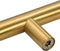 vidaXL - Handvatten - 10 - st - 64 - mm - roestvrij - staal - goudkleurig