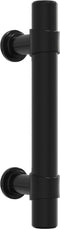 vidaXL - Handvatten - 10 - st - 64 - mm - roestvrij - staal - zwart