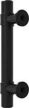 vidaXL - Handvatten - 10 - st - 64 - mm - roestvrij - staal - zwart