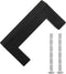 vidaXL - Handvatten - 10 - st - 64 - mm - roestvrij - staal - zwart