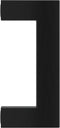 vidaXL - Handvatten - 10 - st - 64 - mm - roestvrij - staal - zwart