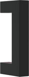 vidaXL - Handvatten - 10 - st - 64 - mm - roestvrij - staal - zwart