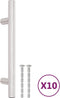 vidaXL - Handvatten - 10 - st - 96 - mm - roestvrij - staal - zilverkleurig