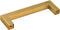 vidaXL - Handvatten - 10 - st - 96 - mm - roestvrij - staal - goudkleurig