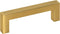 vidaXL - Handvatten - 10 - st - 96 - mm - roestvrij - staal - goudkleurig