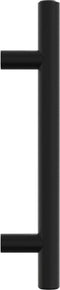 vidaXL - Handvatten - 10 - st - 96 - mm - roestvrij - staal - zwart
