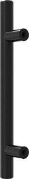 vidaXL - Handvatten - 10 - st - 96 - mm - roestvrij - staal - zwart