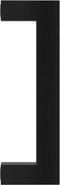vidaXL - Handvatten - 10 - st - 96 - mm - roestvrij - staal - zwart