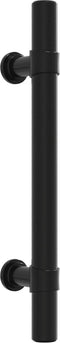 vidaXL - Handvatten - 10 - st - 96 - mm - roestvrij - staal - zwart