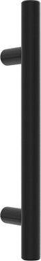 vidaXL - Handvatten - 10 - st - 96 - mm - roestvrij - staal - zwart