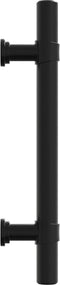 vidaXL - Handvatten - 10 - st - 96 - mm - roestvrij - staal - zwart