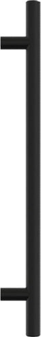 vidaXL - Handvatten - 5 - st - 192 - mm - roestvrij - staal - zwart