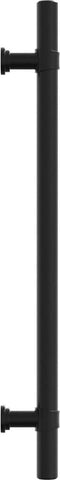 vidaXL - Handvatten - 5 - st - 192 - mm - roestvrij - staal - zwart