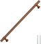 vidaXL - Handvatten - 5 - st - 224 - mm - roestvrij - staal - bronskleurig