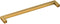 vidaXL - Handvatten - 5 - st - 224 - mm - roestvrij - staal - goudkleurig