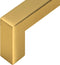 vidaXL - Handvatten - 5 - st - 224 - mm - roestvrij - staal - goudkleurig